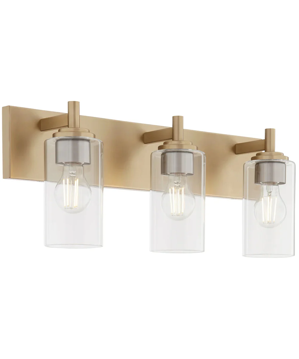Fallstaff 3-light Bath Vanity Light Aged Brass - Image 5