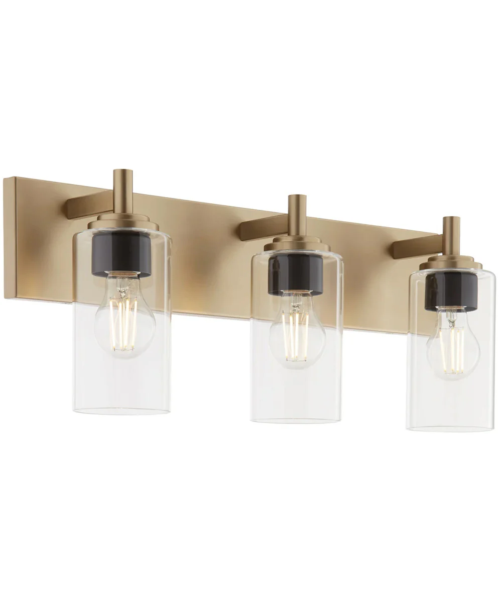Fallstaff 3-light Bath Vanity Light Aged Brass - Image 8
