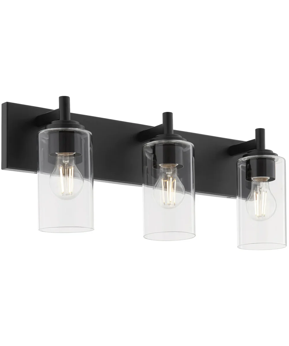 Fallstaff 3-light Bath Vanity Light Matte Black - Image 2