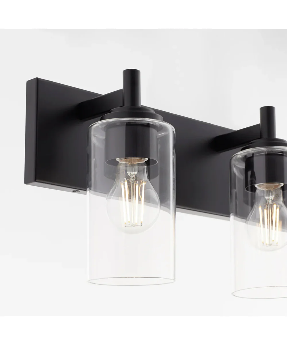 Fallstaff 3-light Bath Vanity Light Matte Black - Image 3