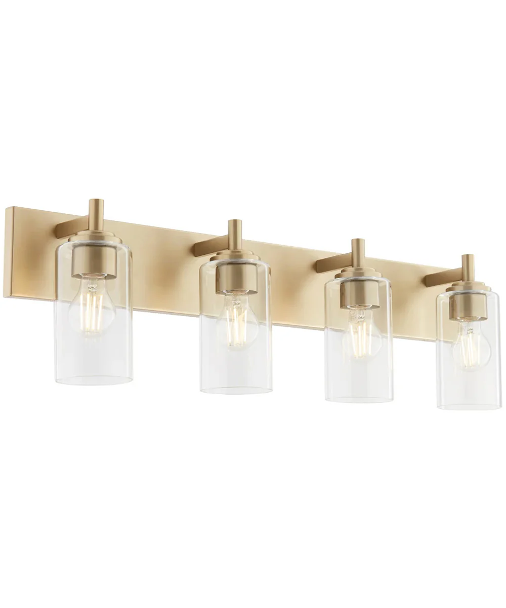 Fallstaff 4-light Bath Vanity Light Aged Brass - Image 2