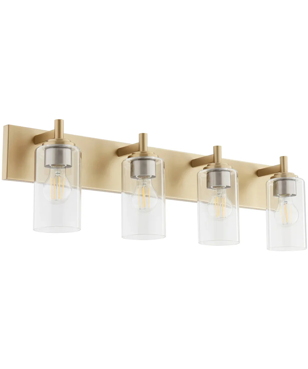 Fallstaff 4-light Bath Vanity Light Aged Brass - Image 4