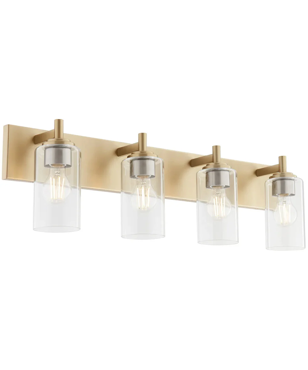 Fallstaff 4-light Bath Vanity Light Aged Brass - Image 5