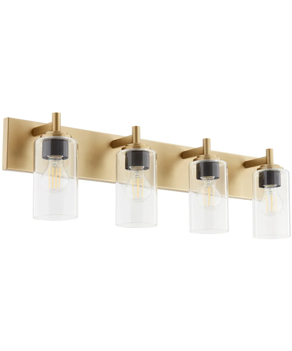 Fallstaff 4-light Bath Vanity Light Aged Brass - Image 7