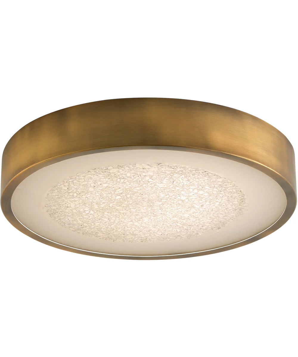 Floe 1-light LED Ceiling Flush Mount Brushed Brass - Image 2
