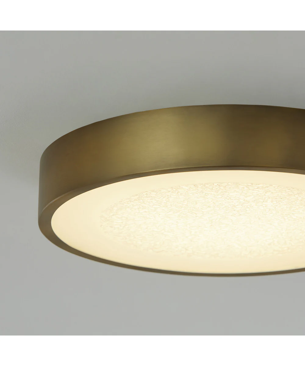 Floe 1-light LED Ceiling Flush Mount Brushed Brass - Image 7