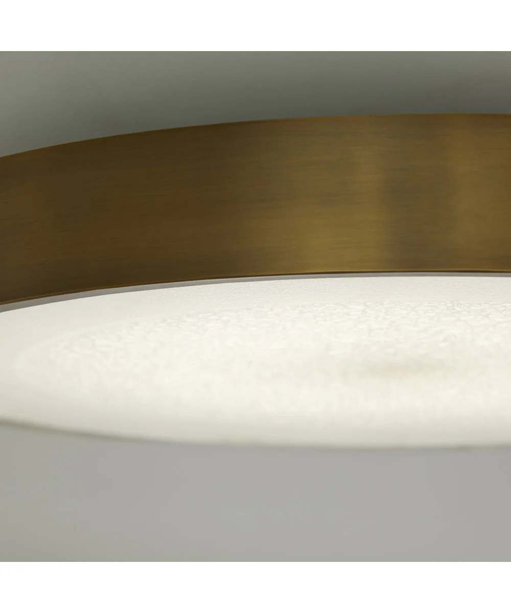 Floe 1-light LED Ceiling Flush Mount Brushed Brass - Image 6