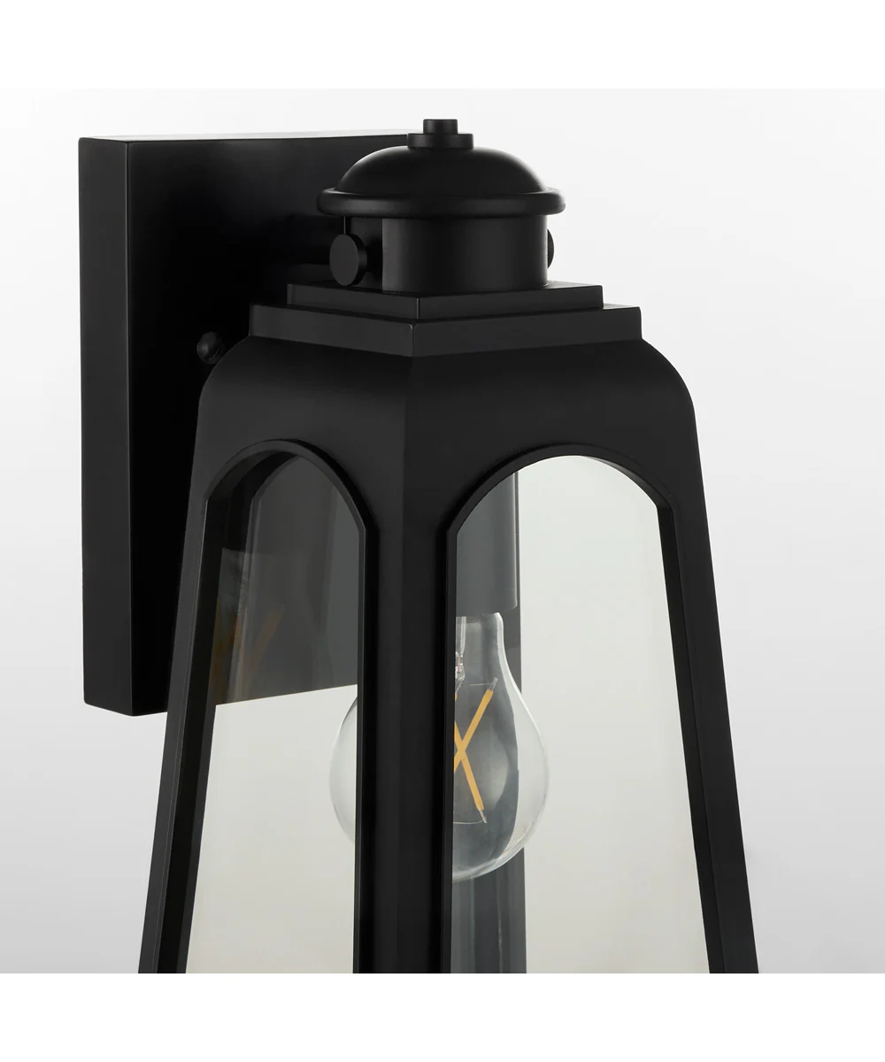 Francis Outdoor Wall Lantern Wall Mount Light Fixture Matte Black - Image 4
