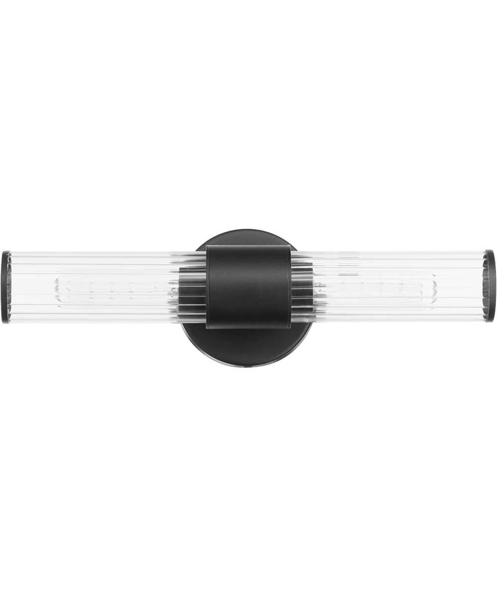 Fuze 2-light Wall Mount Light Fixture Textured Black - Image 5