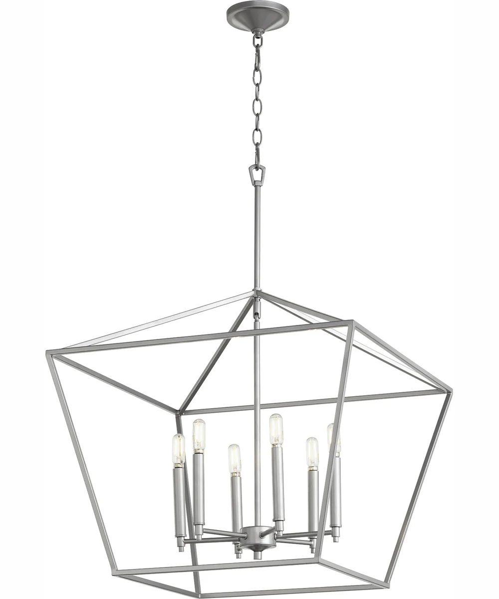 Gabriel 6-light Nook Chandelier Classic Nickel - Image 4
