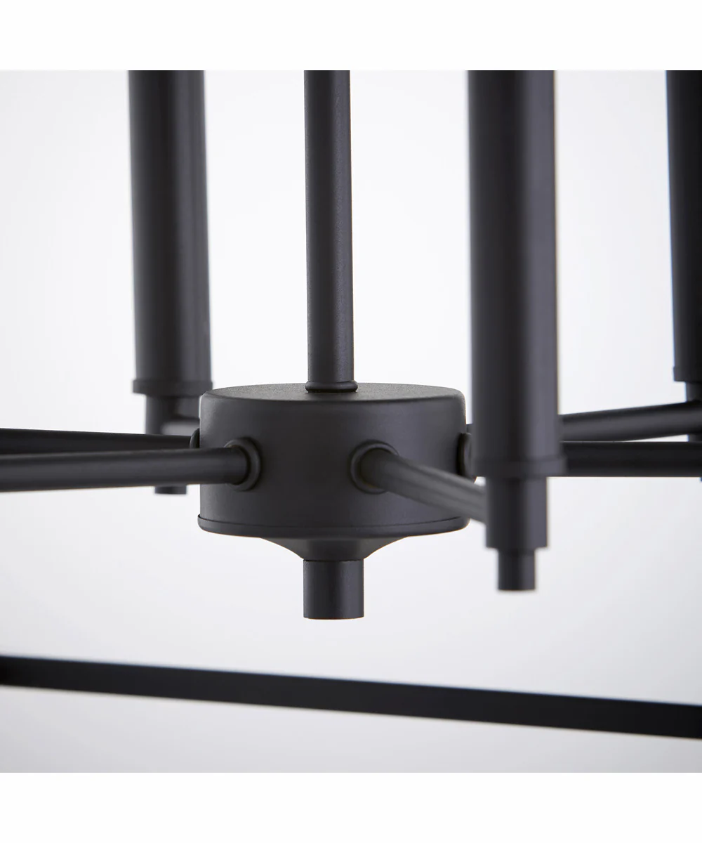 Gabriel 6-light Nook Chandelier Textured Black - Image 2