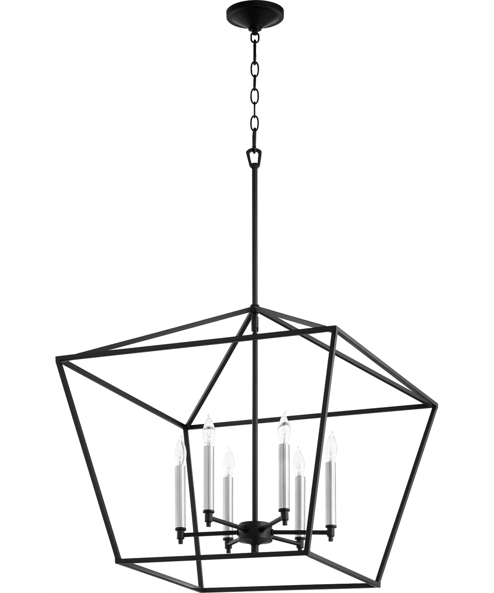 Gabriel 6-light Nook Chandelier Textured Black - Image 4
