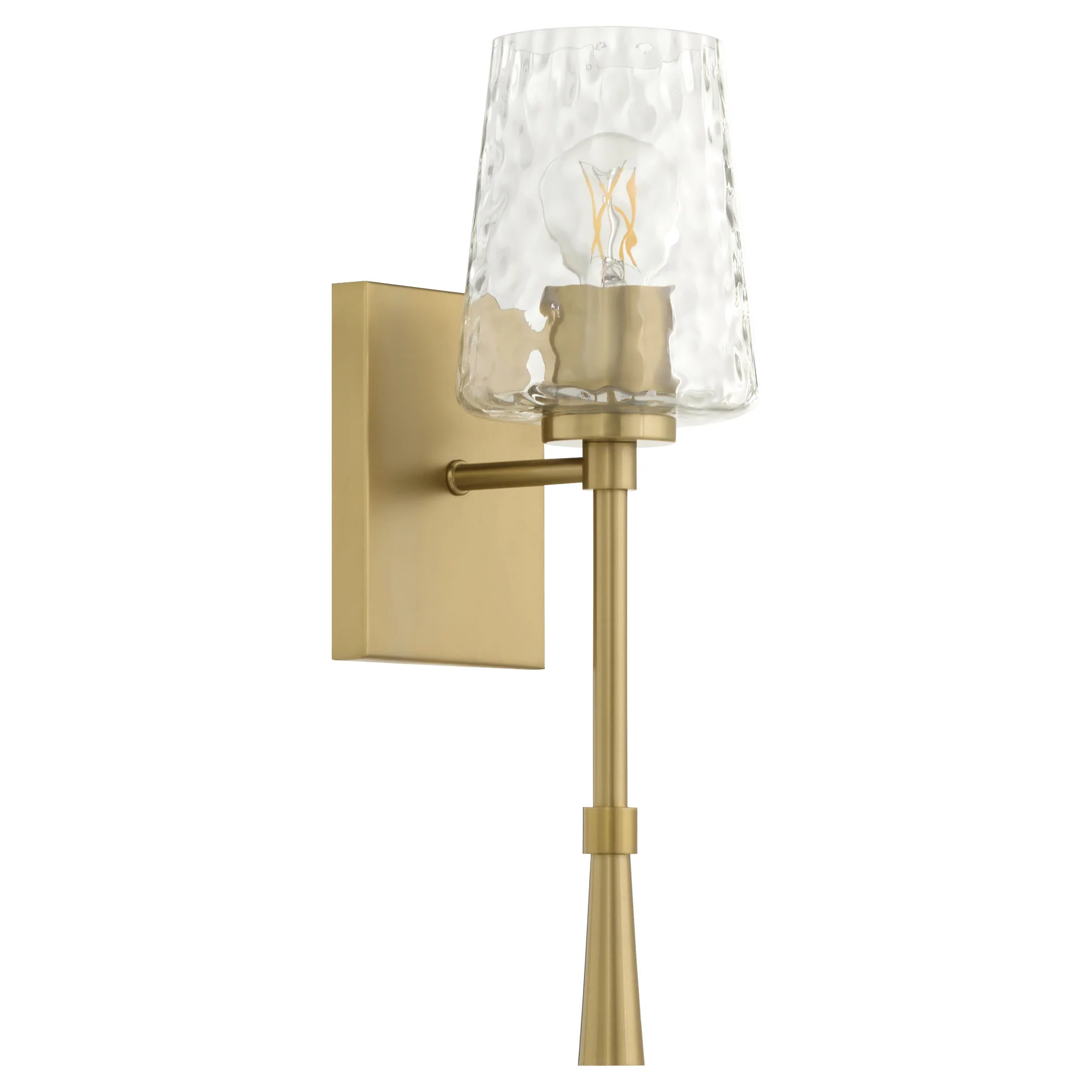 Goodwin 1-light Wall Mount Light Fixture Aged Brass - Image 3