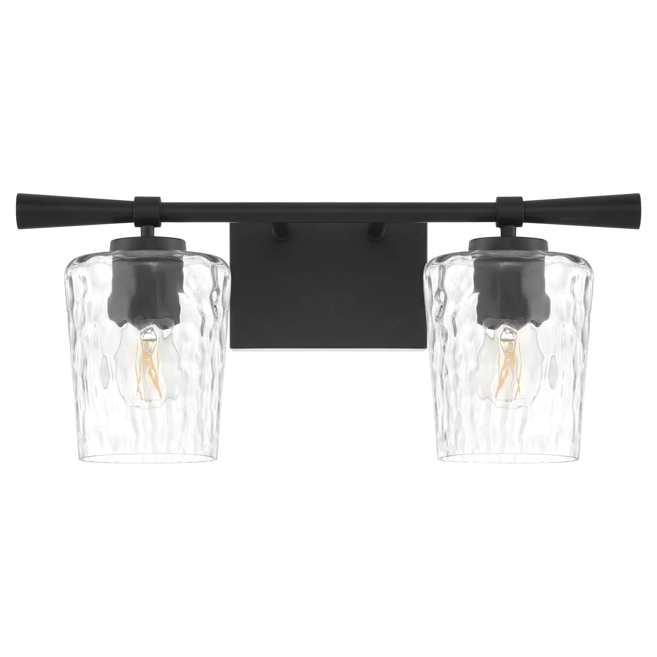 Goodwin 2-light Bath Vanity Light Matte Black