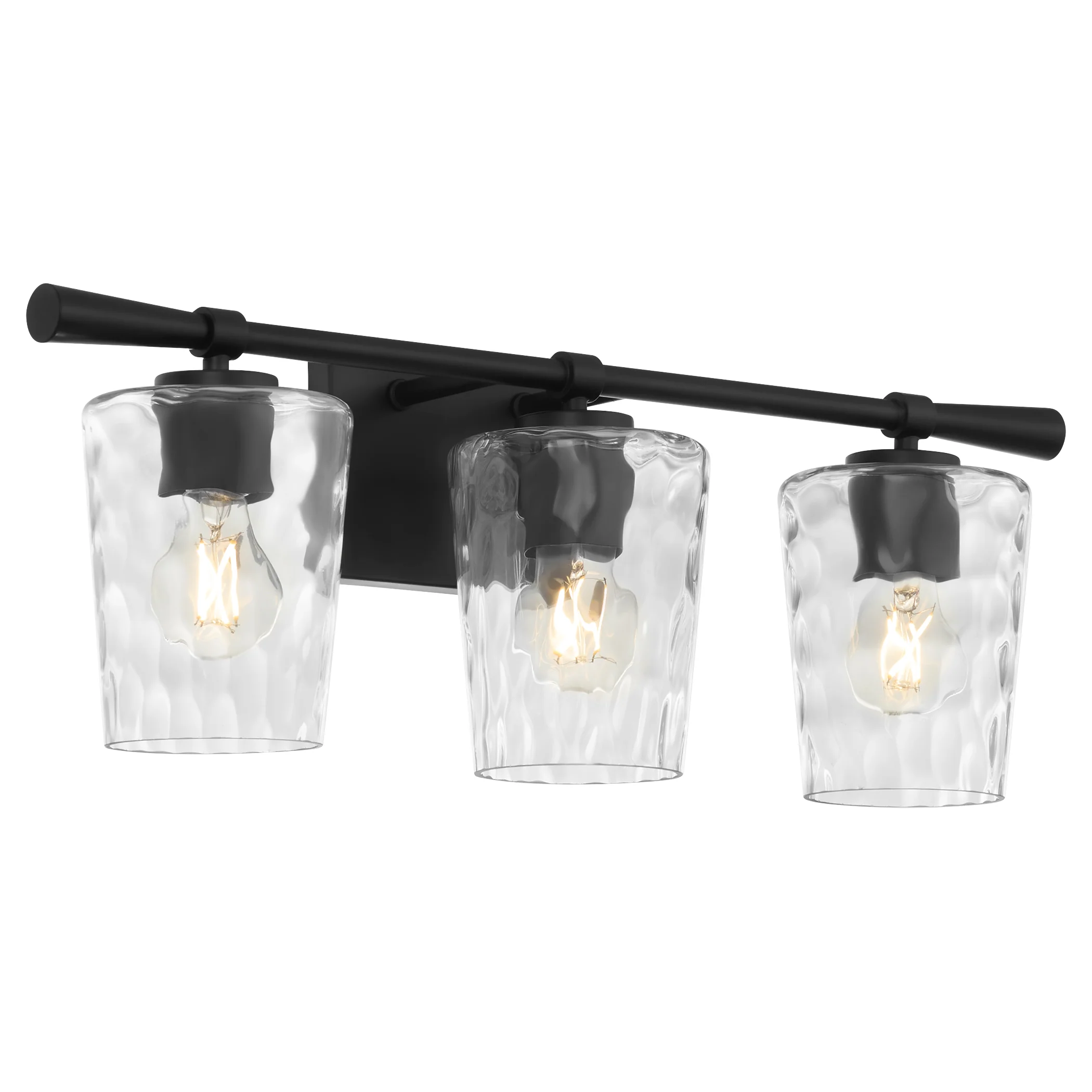 Goodwin 3-light Bath Vanity Light Matte Black - Image 2