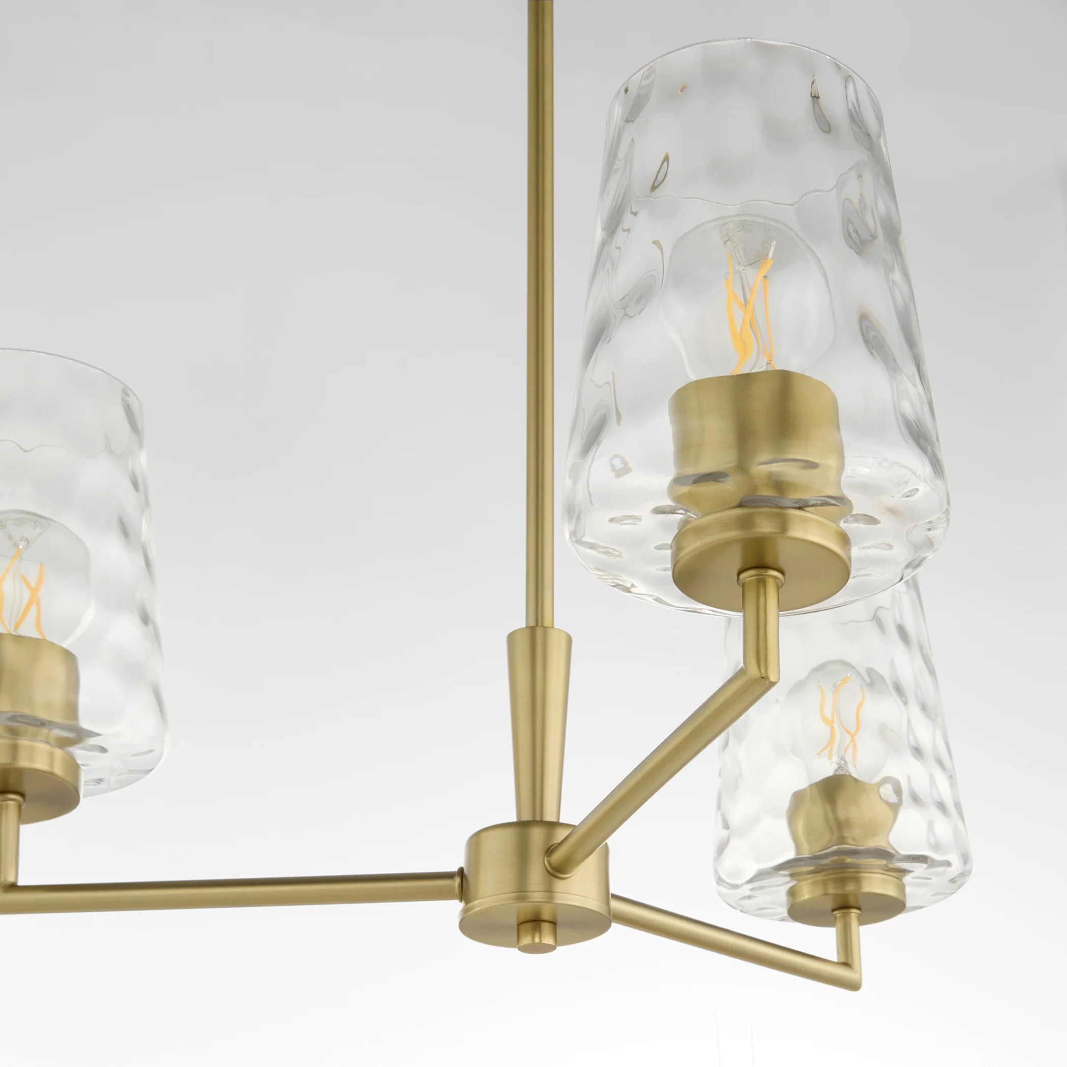 Goodwin 3-light Chandelier Aged Brass - Image 4