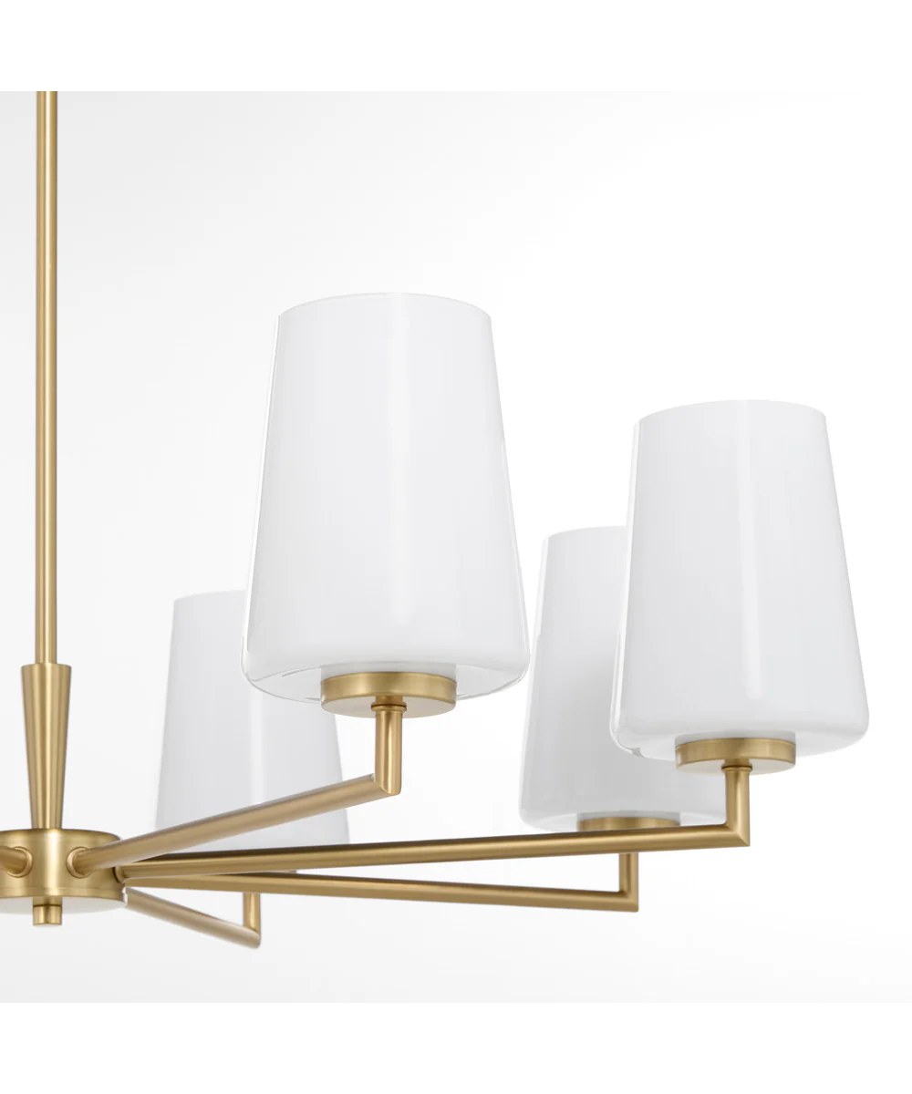 Goodwin Chandelier Aged Brass - Image 4