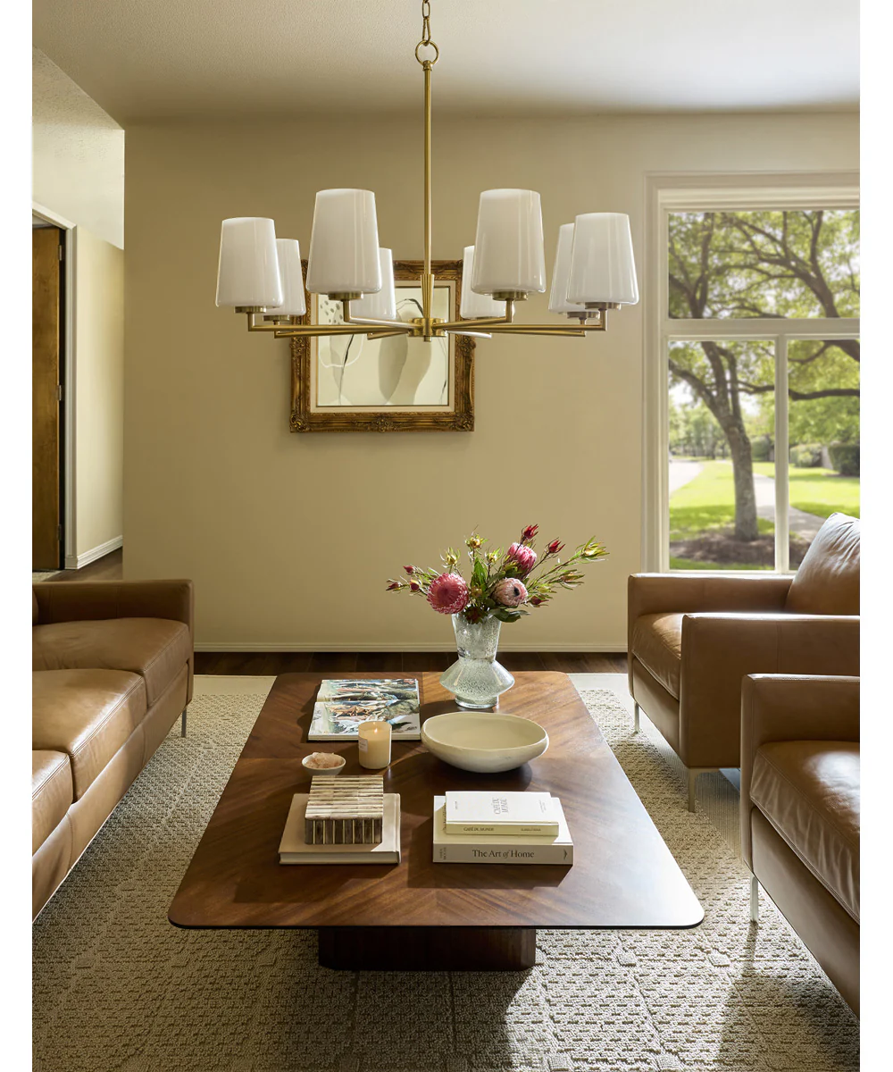 Goodwin Chandelier Aged Brass - Image 5