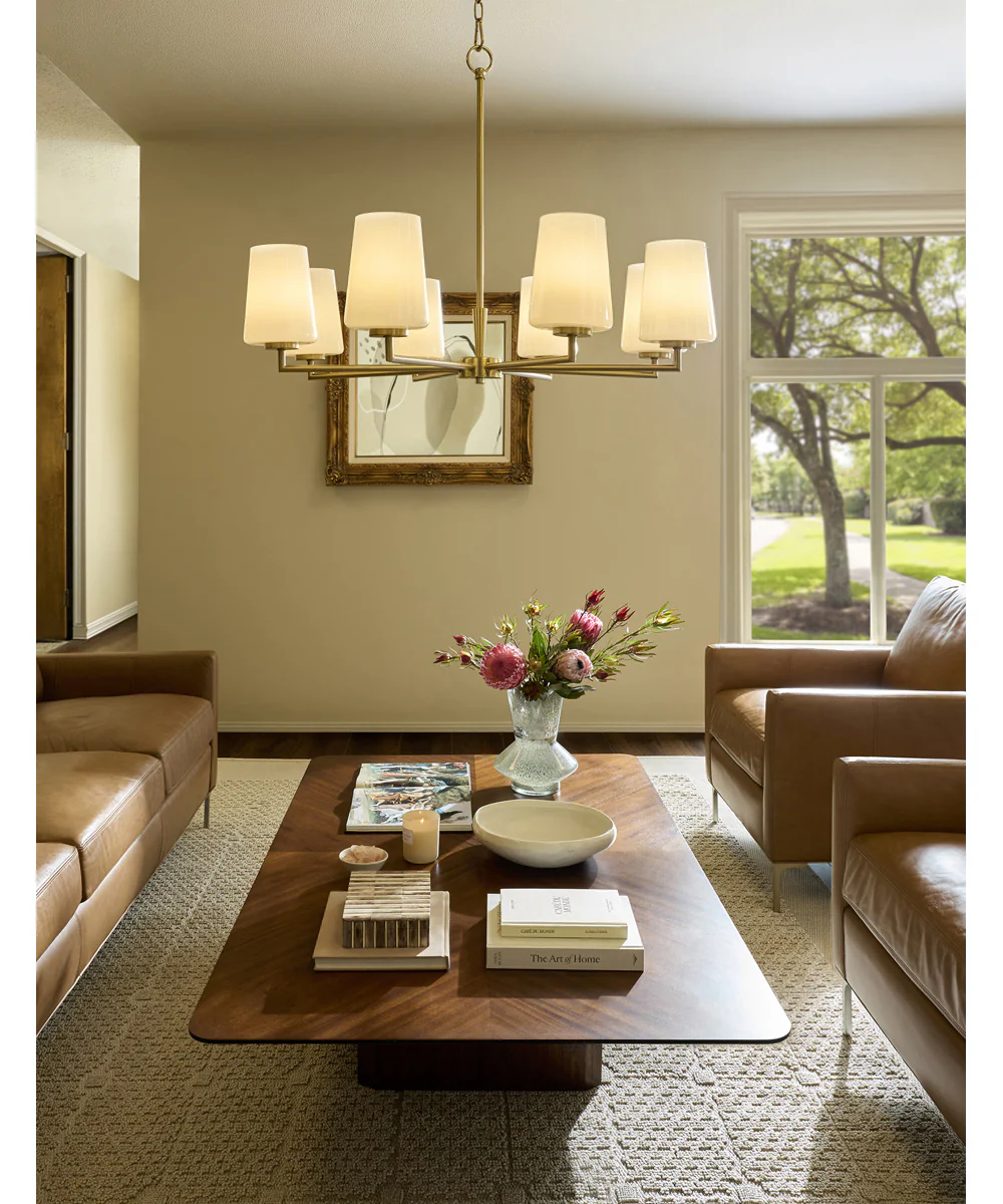 Goodwin Chandelier Aged Brass - Image 6