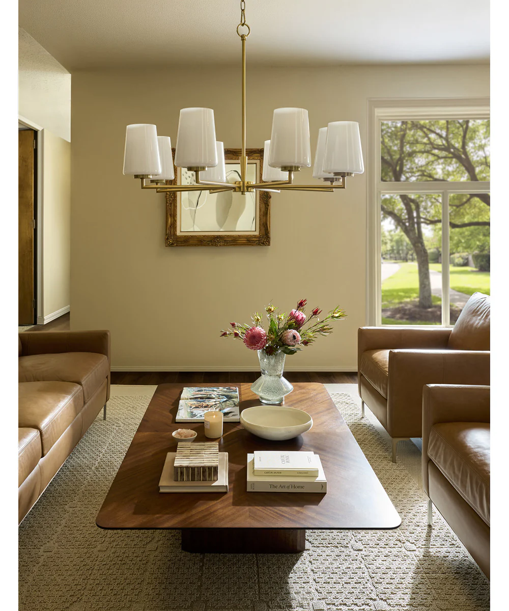 Goodwin Chandelier Aged Brass - Image 7