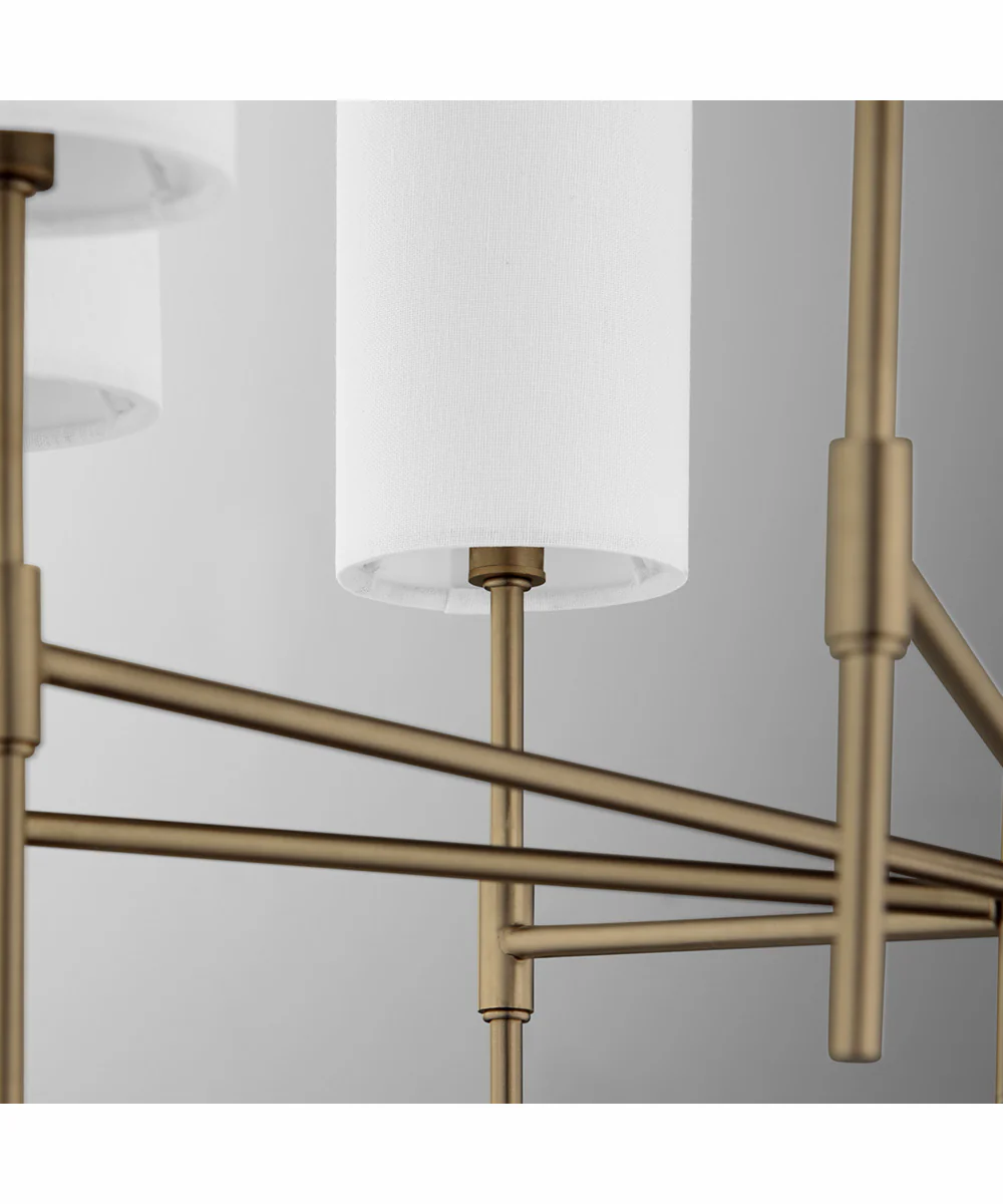 Hamilton 8-light Chandelier Dark Brass - Image 3