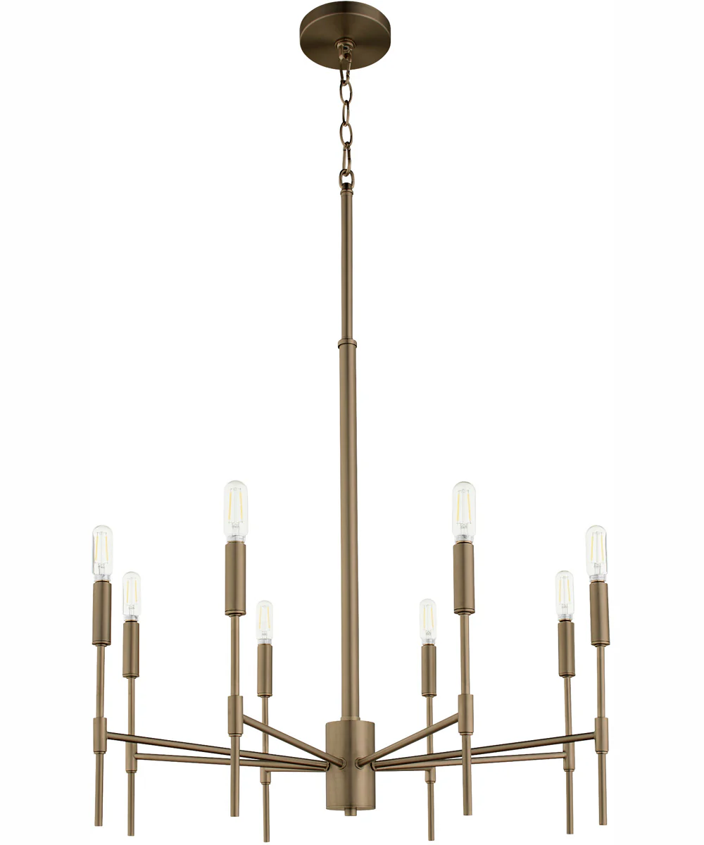 Hamilton 8-light Chandelier Dark Brass - Image 5