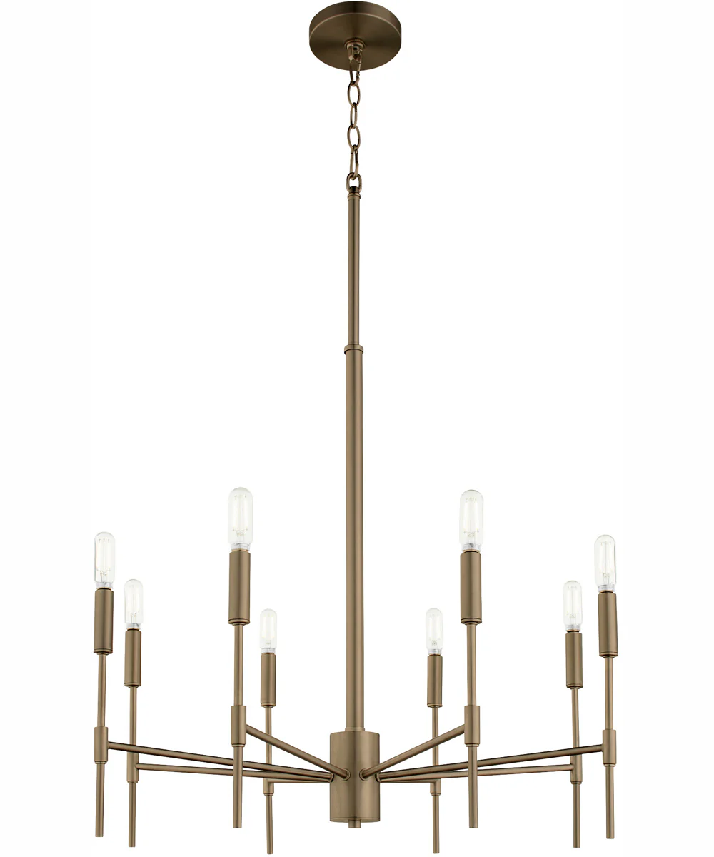 Hamilton 8-light Chandelier Dark Brass - Image 6