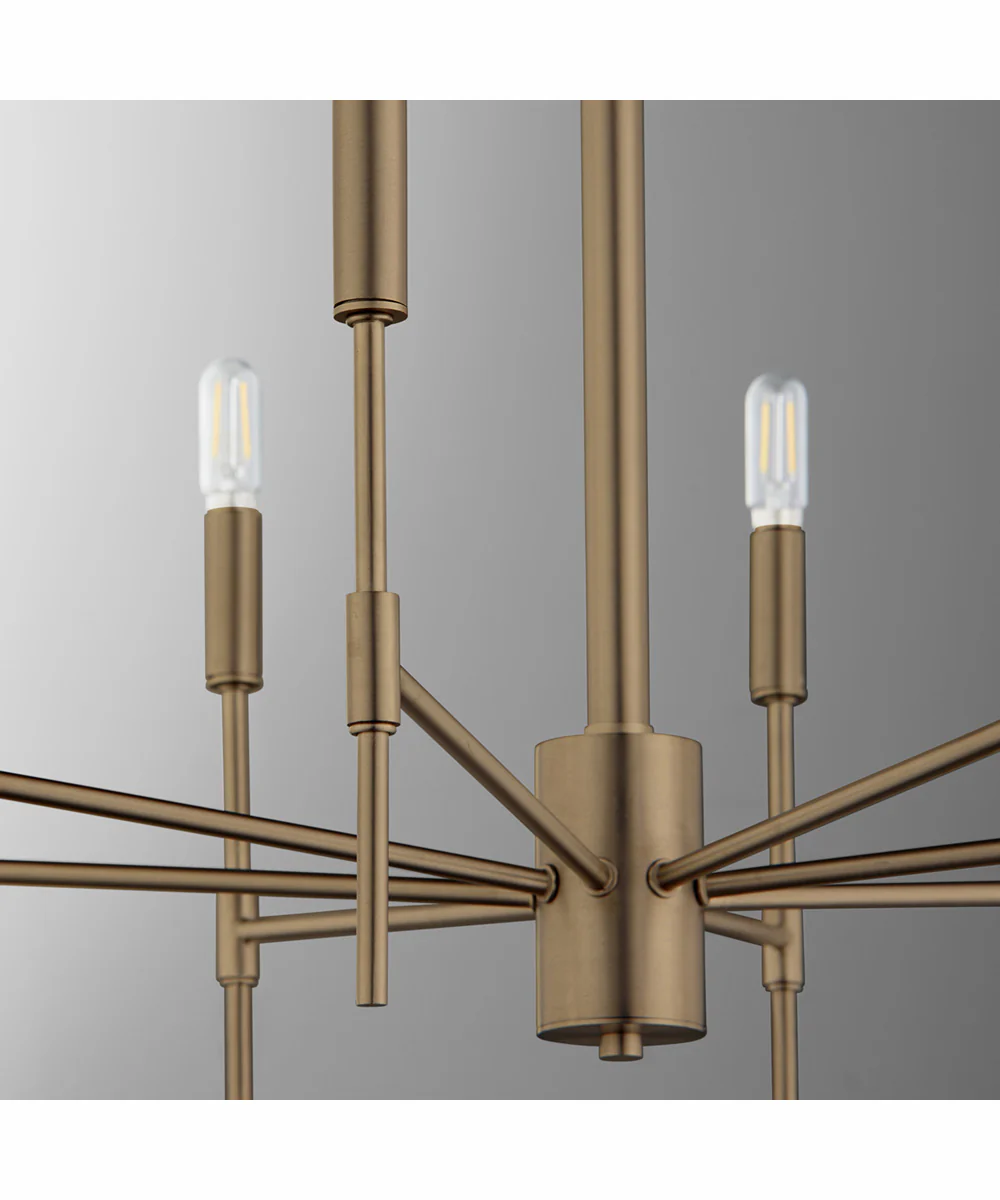 Hamilton 8-light Chandelier Dark Brass - Image 7