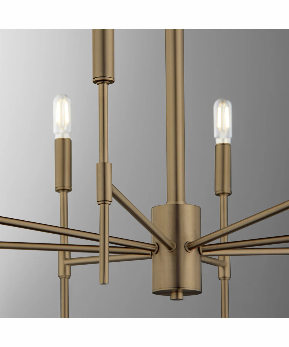 Hamilton 8-light Chandelier Dark Brass - Image 8