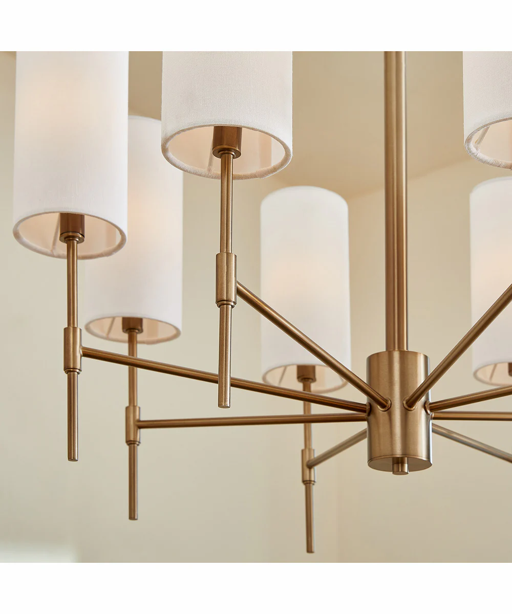 Hamilton 8-light Chandelier Dark Brass - Image 9