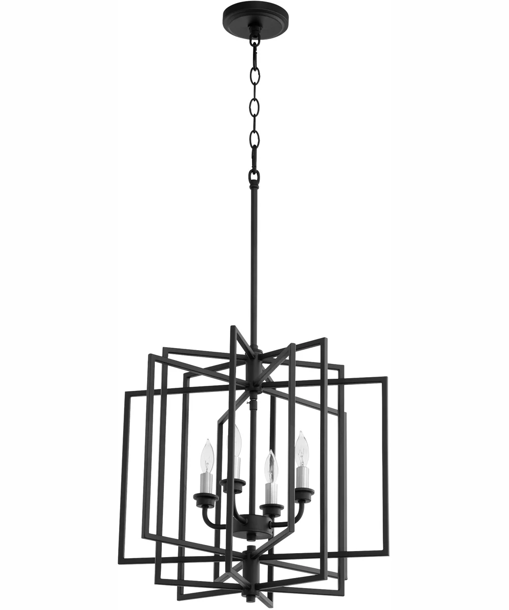 Hammond 4-light Pendant Textured Black - Image 4