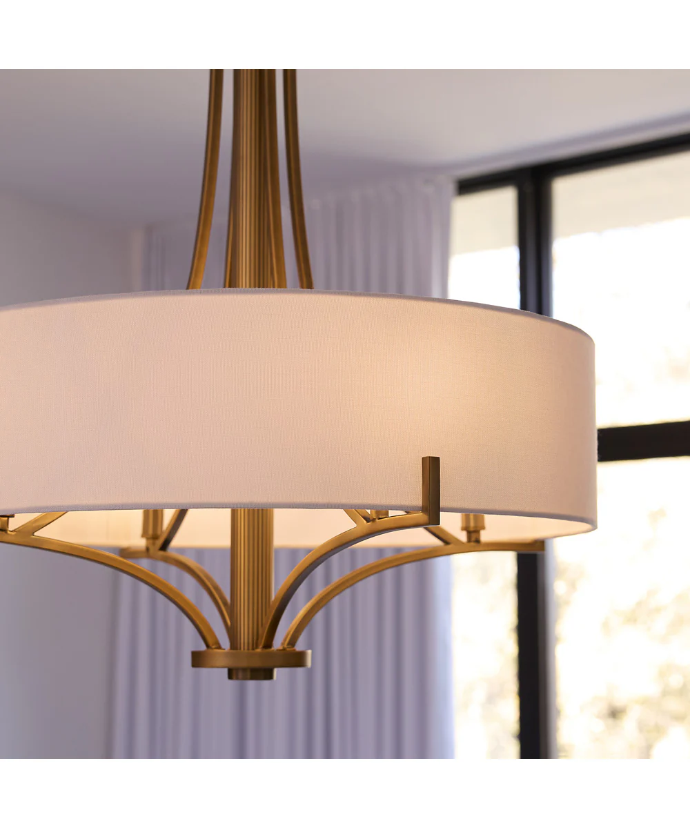 Imperial 4-light Pendant Brushed Brass - Image 7