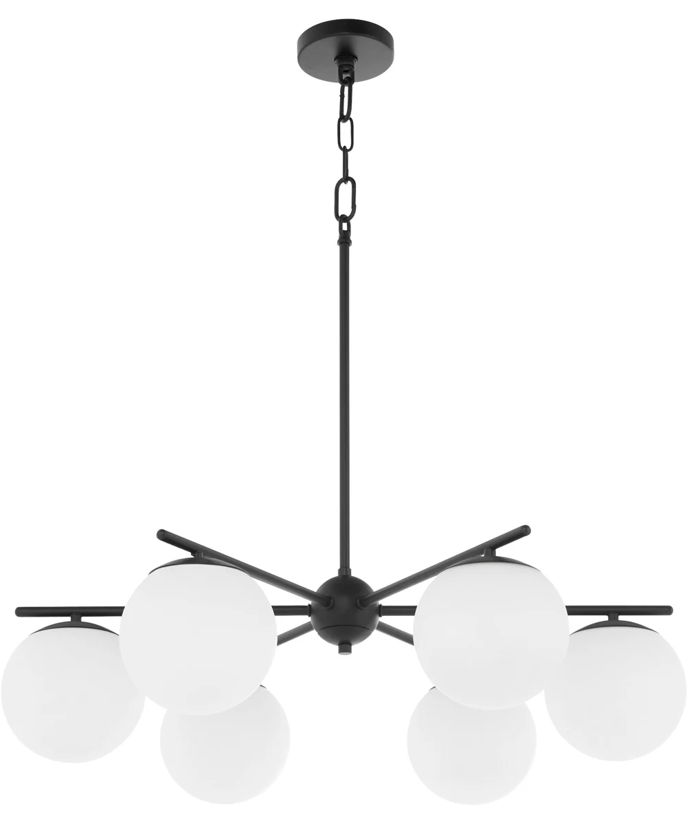 Jasper 3-light Chandelier Matte Black