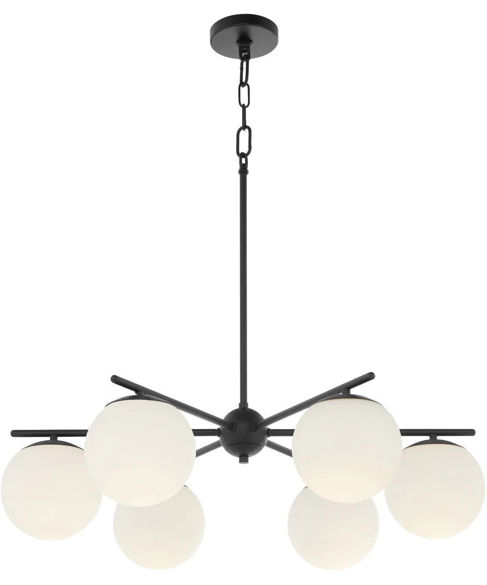 Jasper 3-light Chandelier Matte Black - Image 2