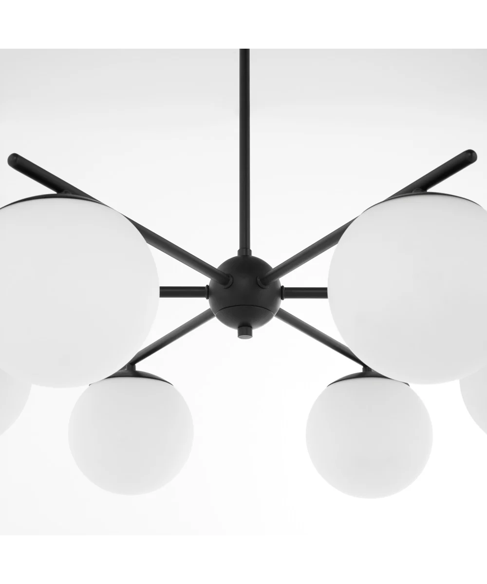 Jasper 3-light Chandelier Matte Black - Image 4