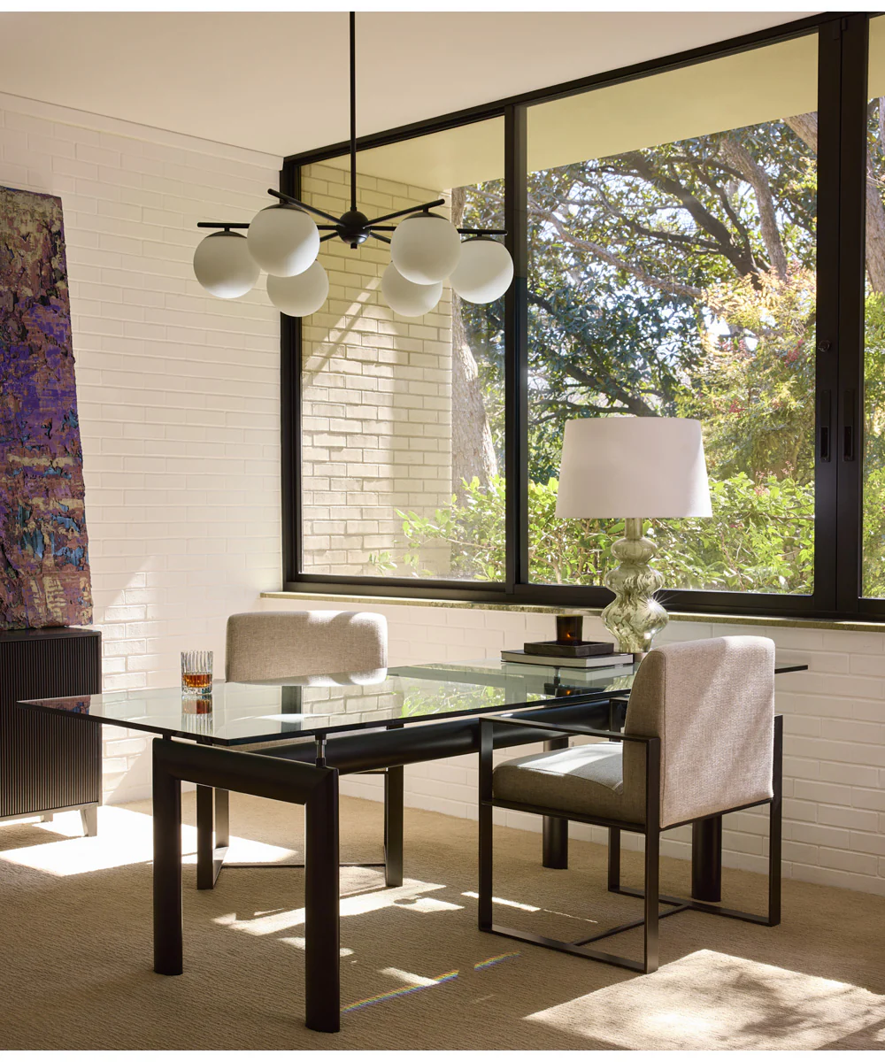 Jasper 3-light Chandelier Matte Black - Image 5