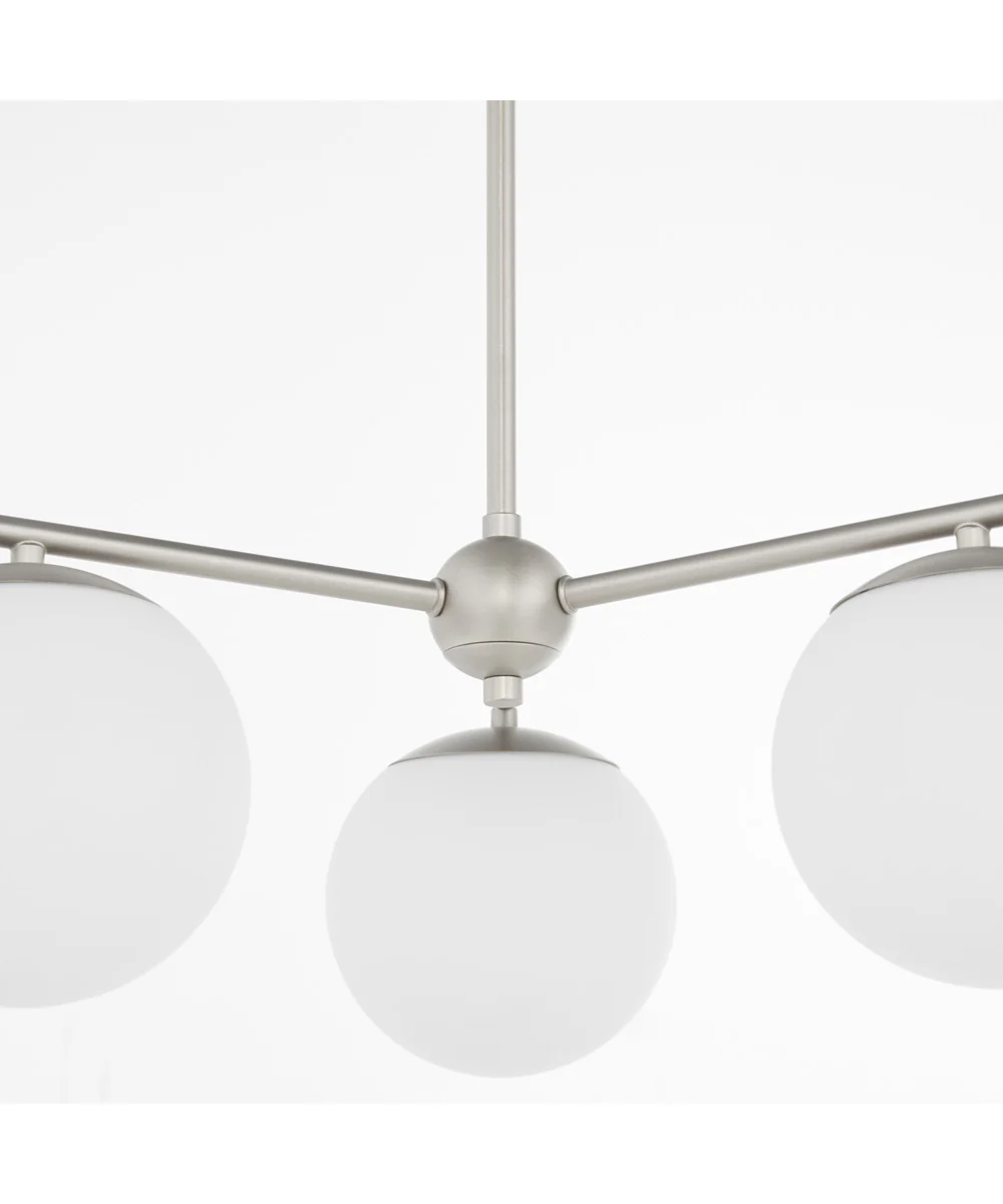 Jasper 3-light Chandelier Satin Nickel - Image 3