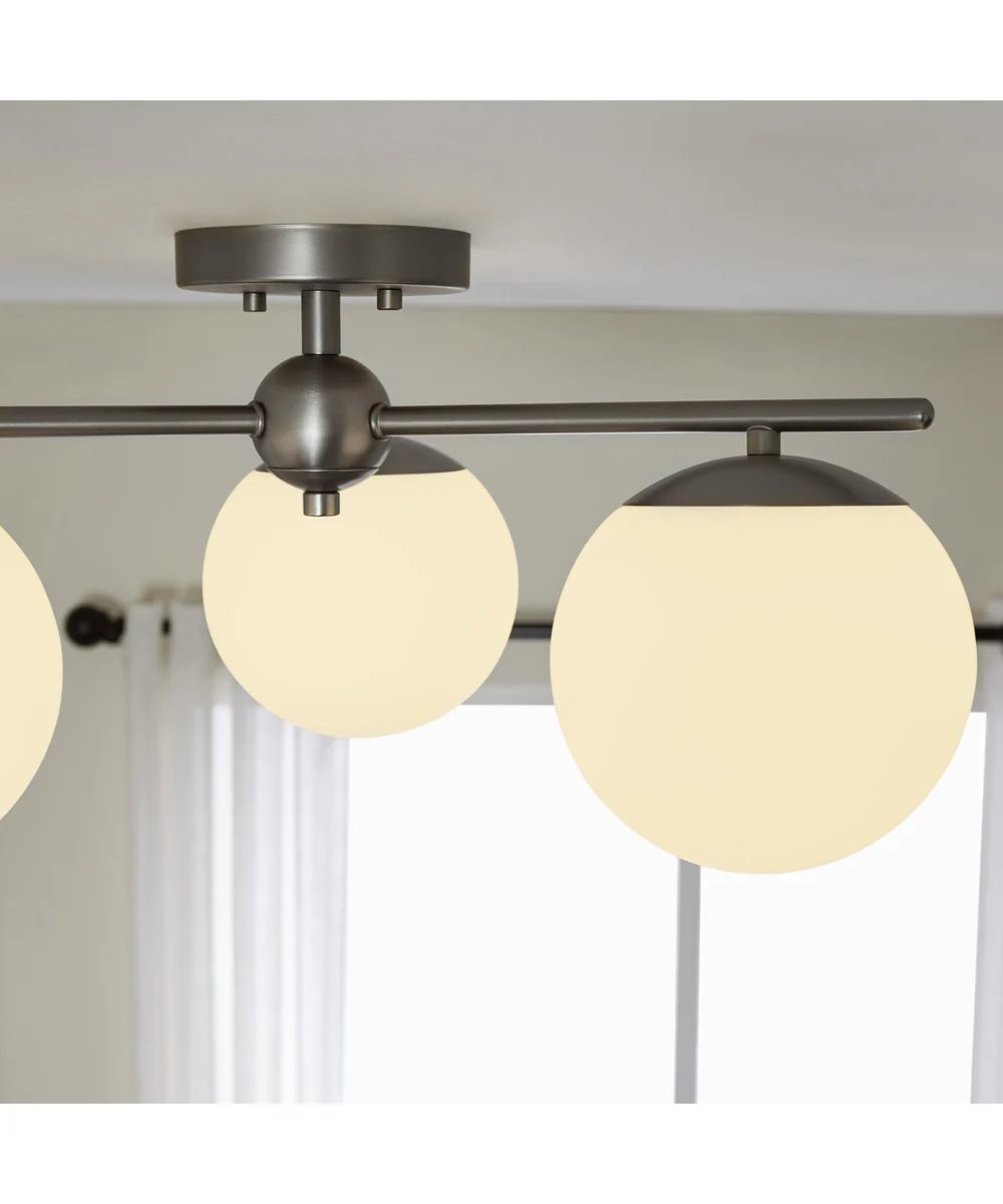 Jasper 3-light Semi-Flush Mount Satin Nickel - Image 7