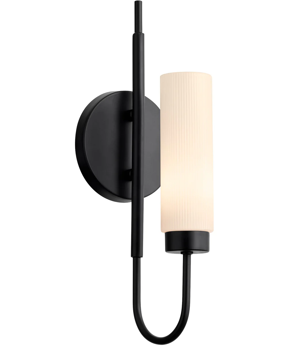 Jerome 1-light Wall Mount Light Fixture Matte Black - Image 2