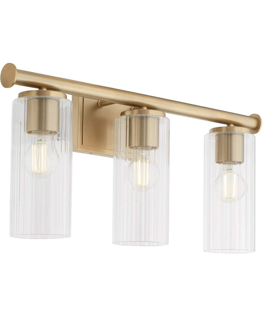 Tamara Day's Mercier 3-light Bath Vanity Light Aged Brass - Image 3