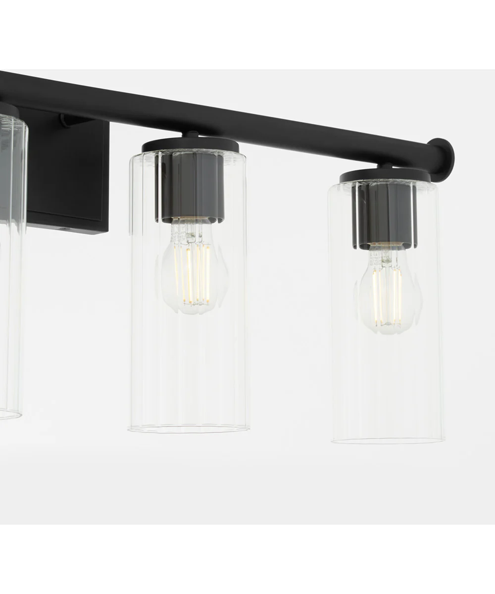 Tamara Day's Mercier 4-light Bath Vanity Light Matte Black - Image 4