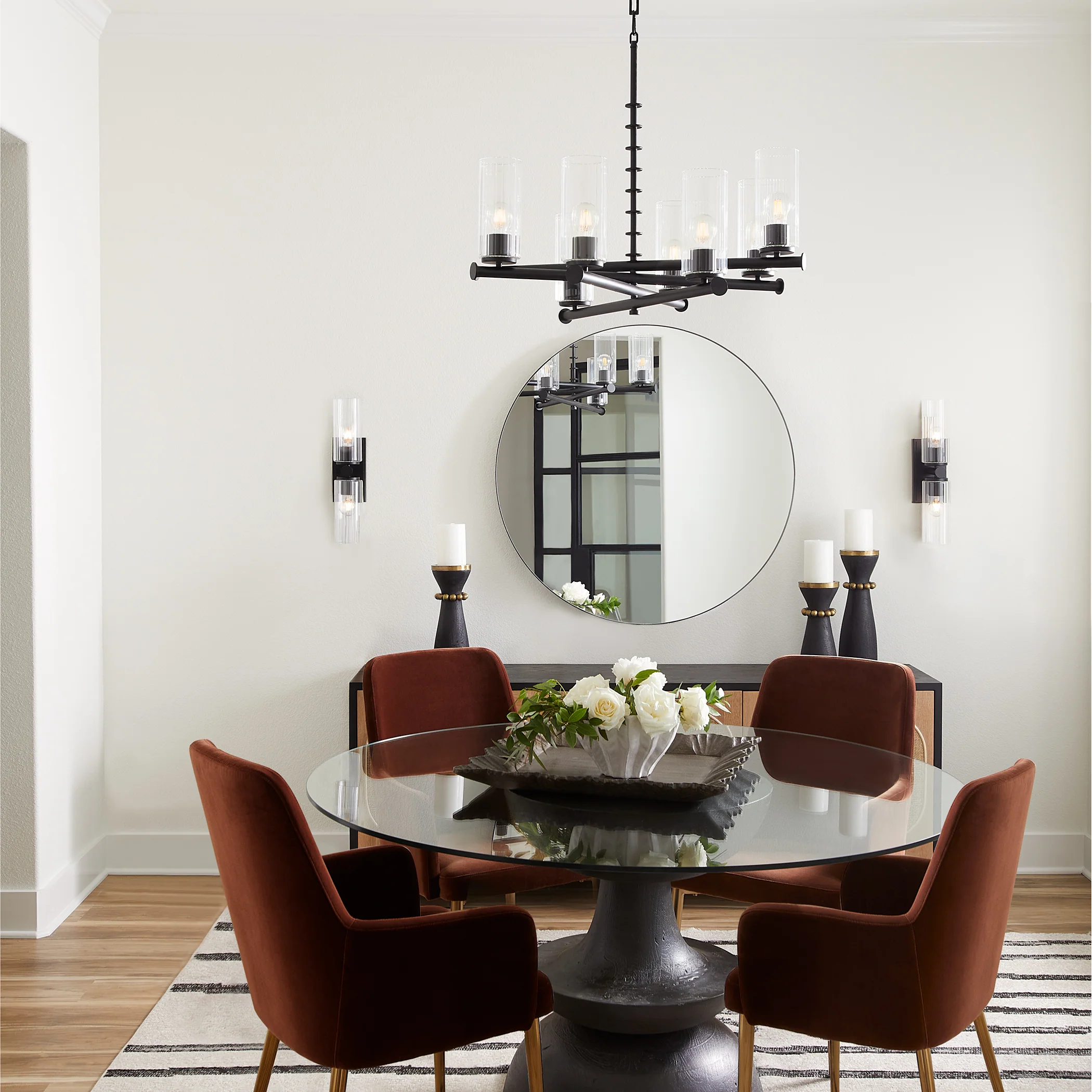 Tamara Day's Mercier 6-light Chandelier Aged Brass - Image 2