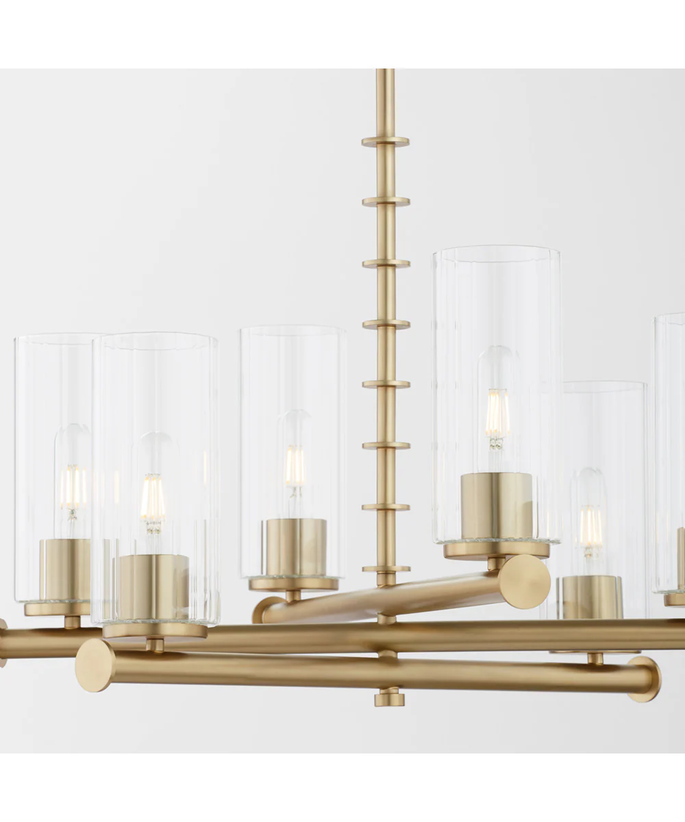 Tamara Day's Mercier 6-light Chandelier Aged Brass - Image 5