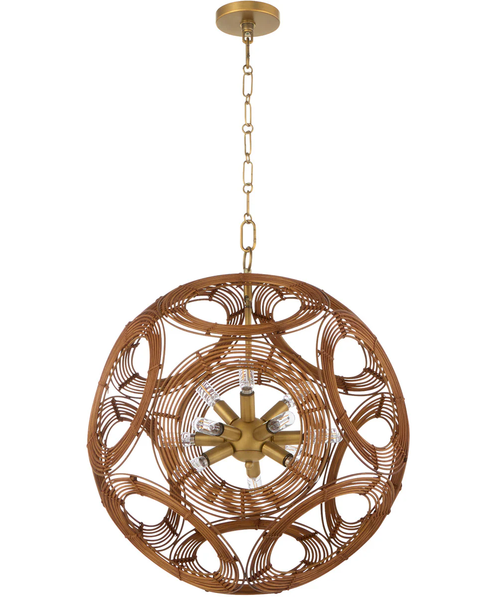Kalio 12-light Pendant Brushed Brass