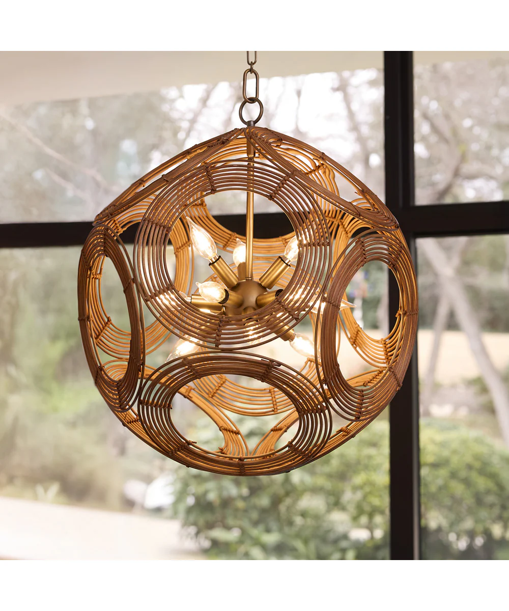 Kalio 12-light Pendant Brushed Brass - Image 6