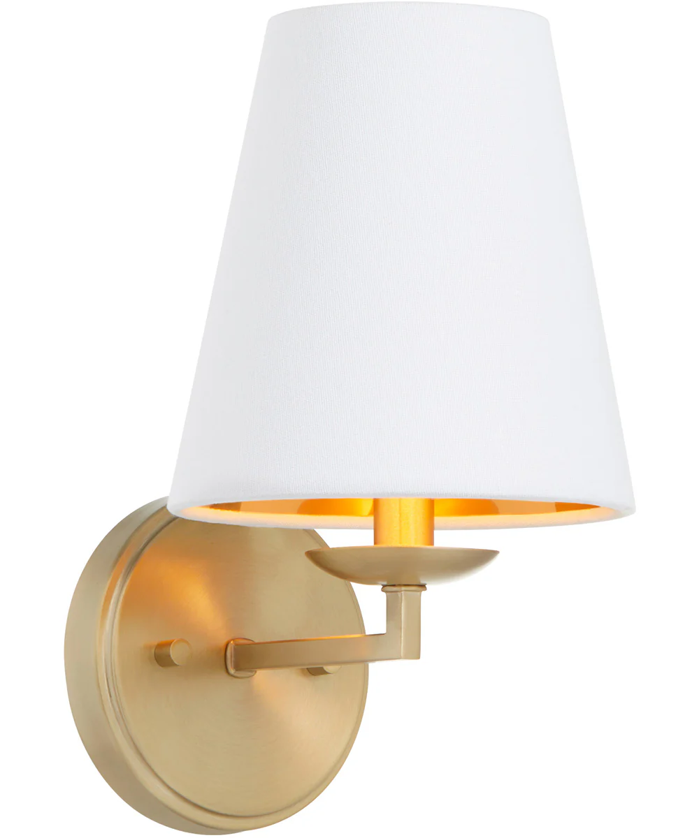 Karnes 1-light Wall Mount Light Fixture Aged Brass - Image 2