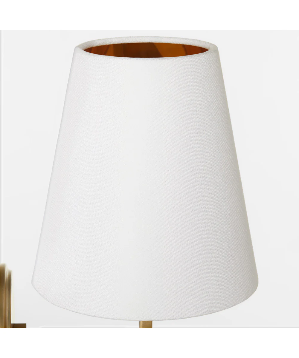 Karnes 1-light Wall Mount Light Fixture Aged Brass - Image 3