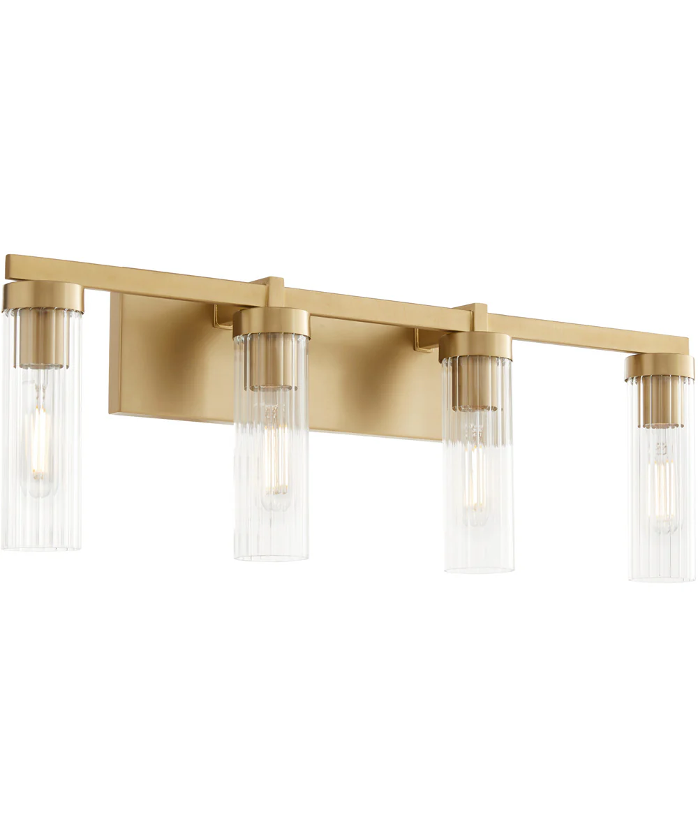 Kilbey 4-light Bath Vanity Light Aged Brass - Image 2