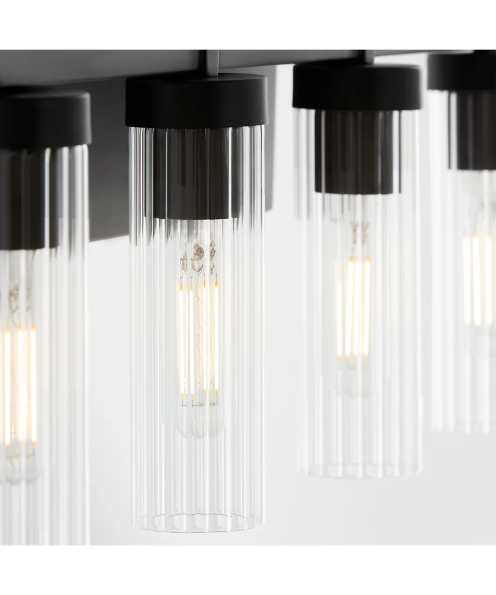 Kilbey 4-light Bath Vanity Light Matte Black - Image 4