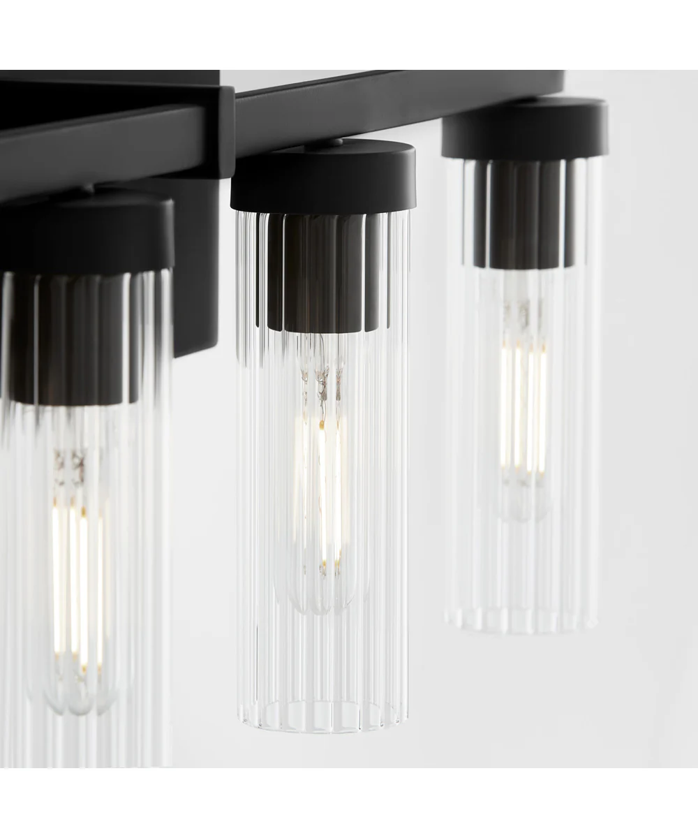 Kilbey 5-light Bath Vanity Light Matte Black - Image 3